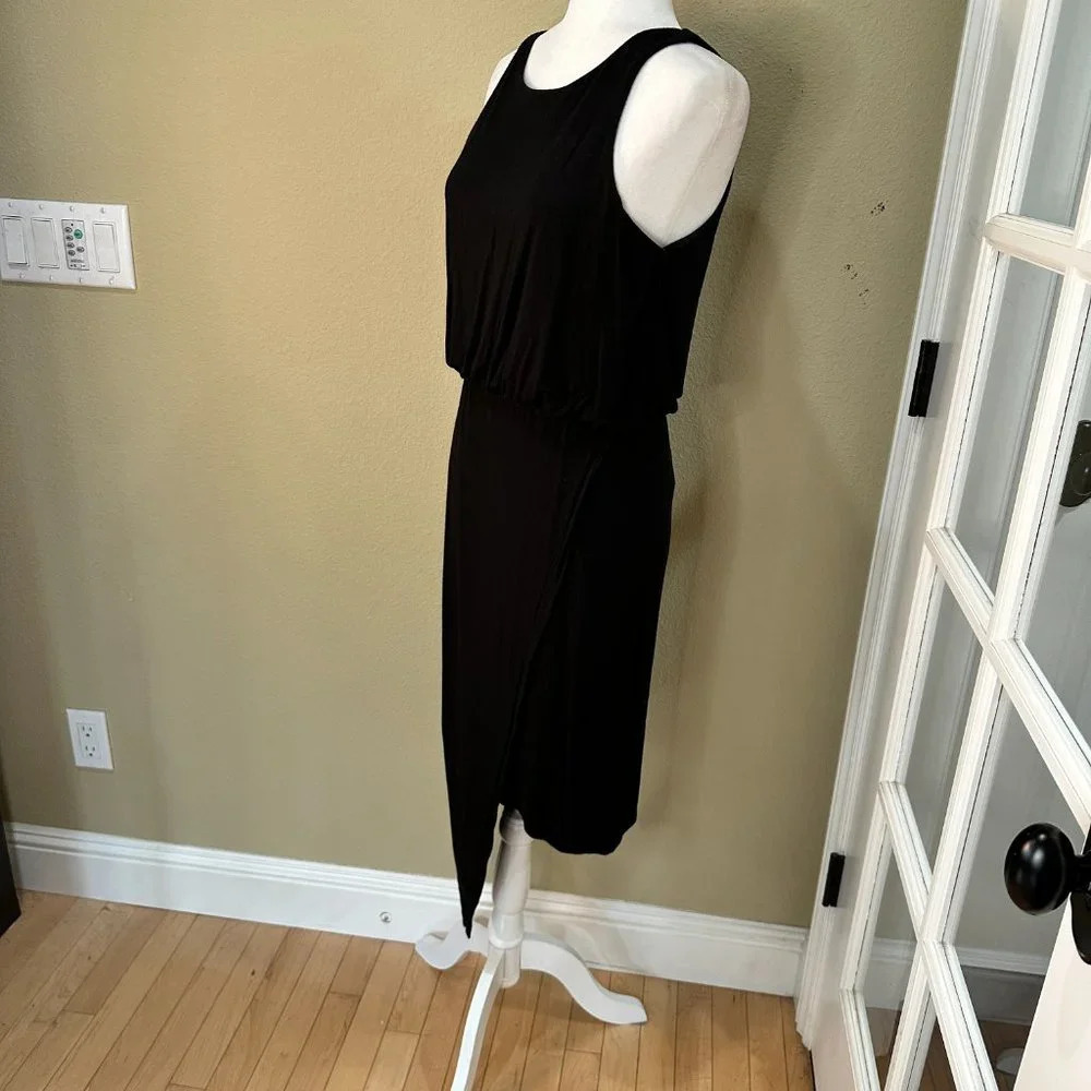 NORDSTROM Bobeau Drape Front Knit Tank Midi Dress - medium - Picture 5 of 11